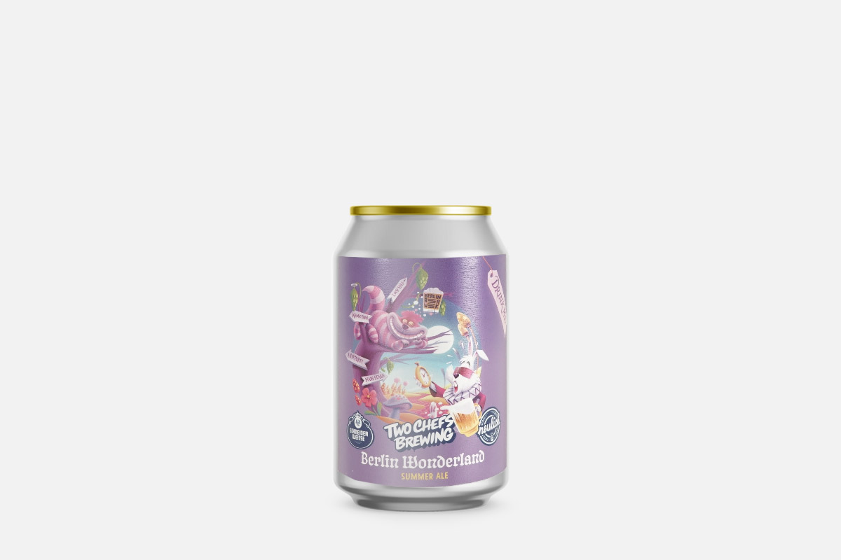 Bier, Aluminium Dose, Sommer Bier, Berlin Wonderland, Purple Label, Trinken, Bier, Dosen, Sommerbier, Berlin Wunderland, bier, dose, alkohol, sommerale, etiketten, bierdose, sommer-ale, lilafarbene etikette, zwei-chefs brauerei, Berliner Wunderland