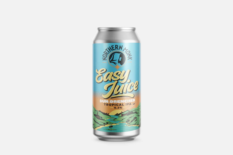 Dosen, Easy Juice, Sun-Drenched, Tropical IPA, Aluminium can, Aluminiumdose, Getränkedose, Tropische IPA, Sun-Drenched, Easy Juice, Aluminiumkanne, Fruchtsaft, Tropische IPA, Easy Juice, Sonnengetränktes Artwork, Dosen, Can, No, dosen't apply