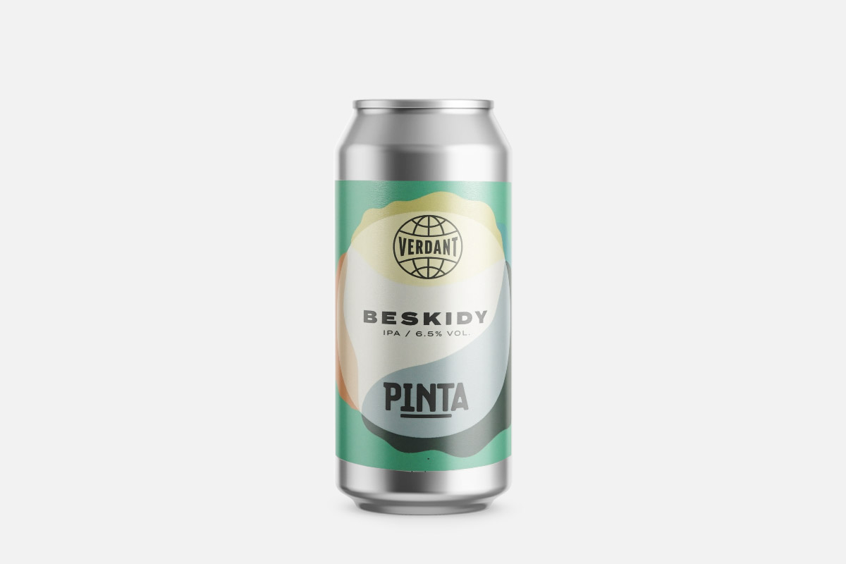 Bierdose, IPA, Aluminiumdose, türkises Etikett, 6,5 % Alkohol