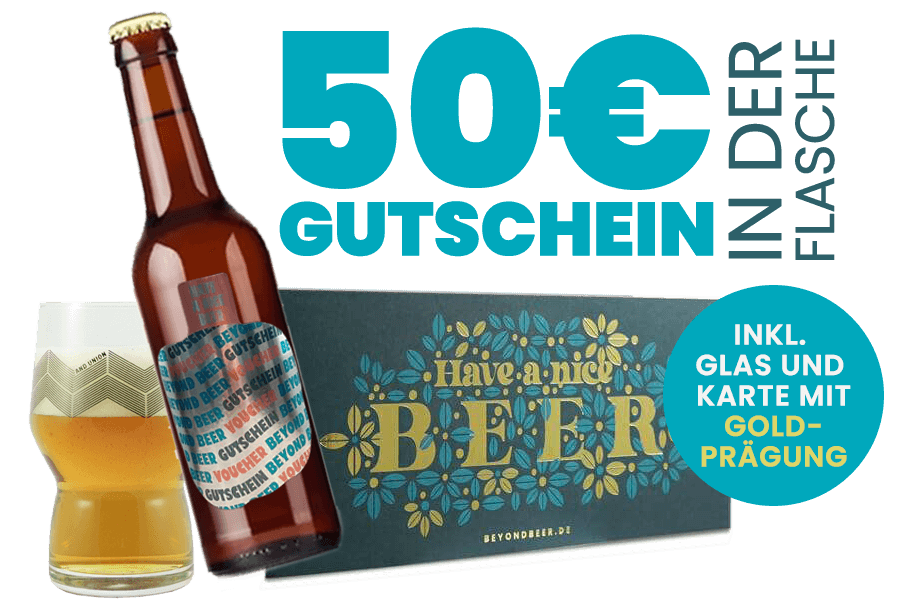 Flaschen-Gutschein (Wert € 50) + Glas + Premium-Grußkarte