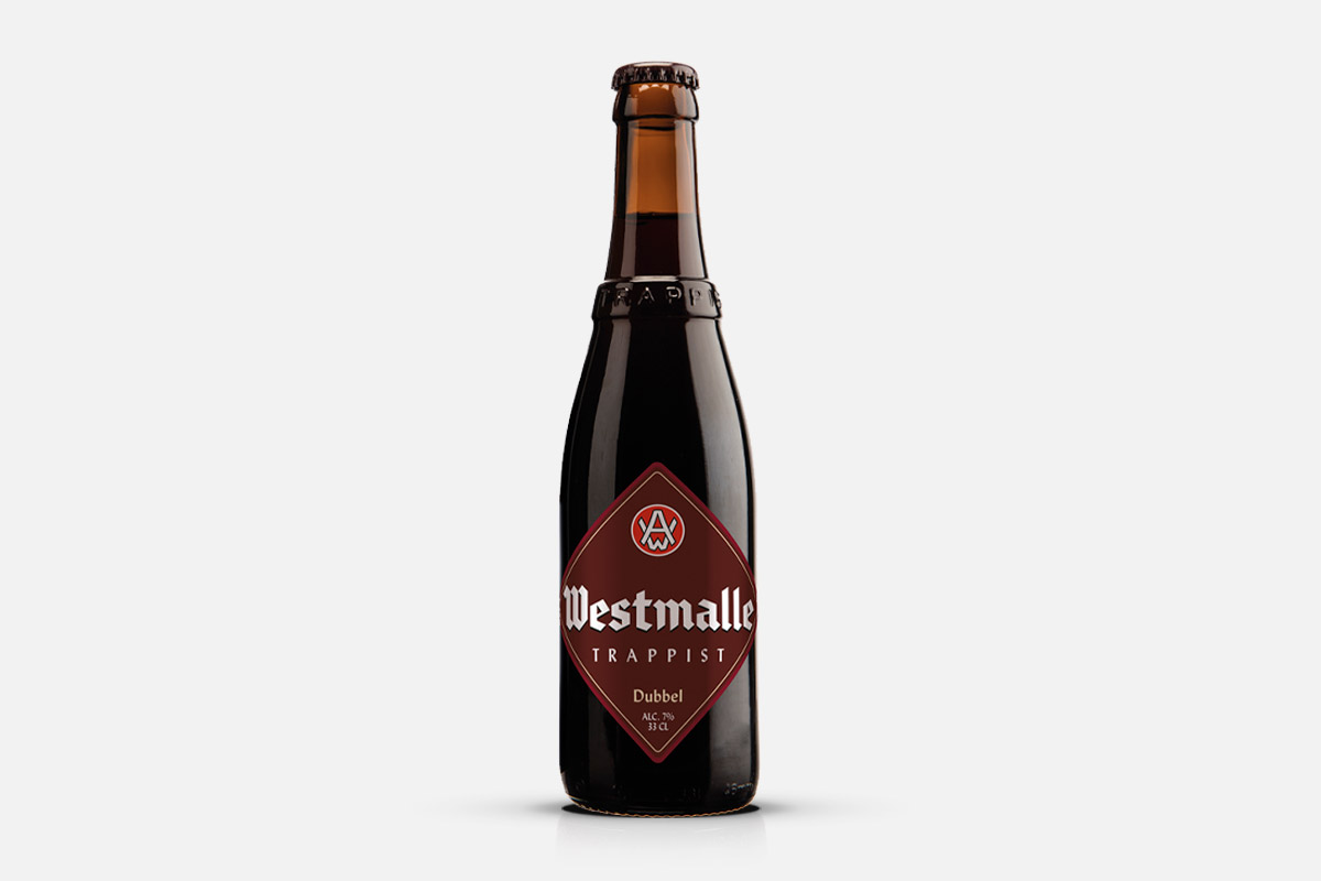 Bierflasche Westmalle Dubbel Belgien 0,33l