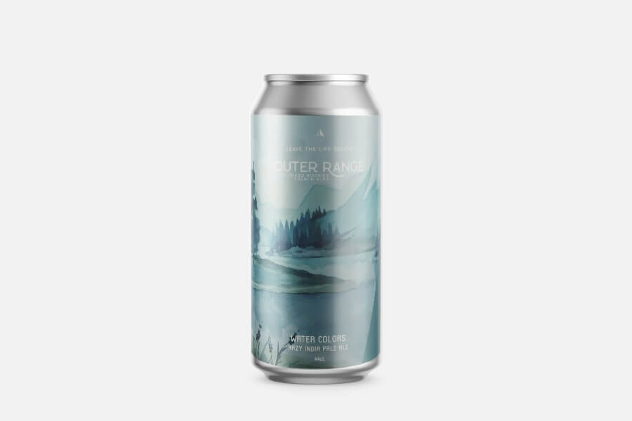 Bierdose Outer Range Water Colors New England IPA 0,44l