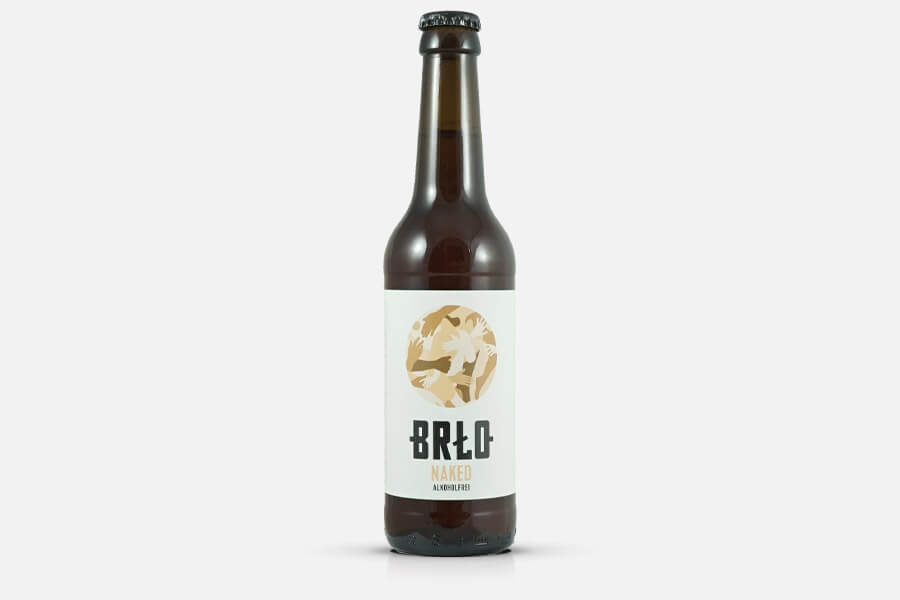 Bierflasche BRLO  Naked Alkoholfrei 0,33l