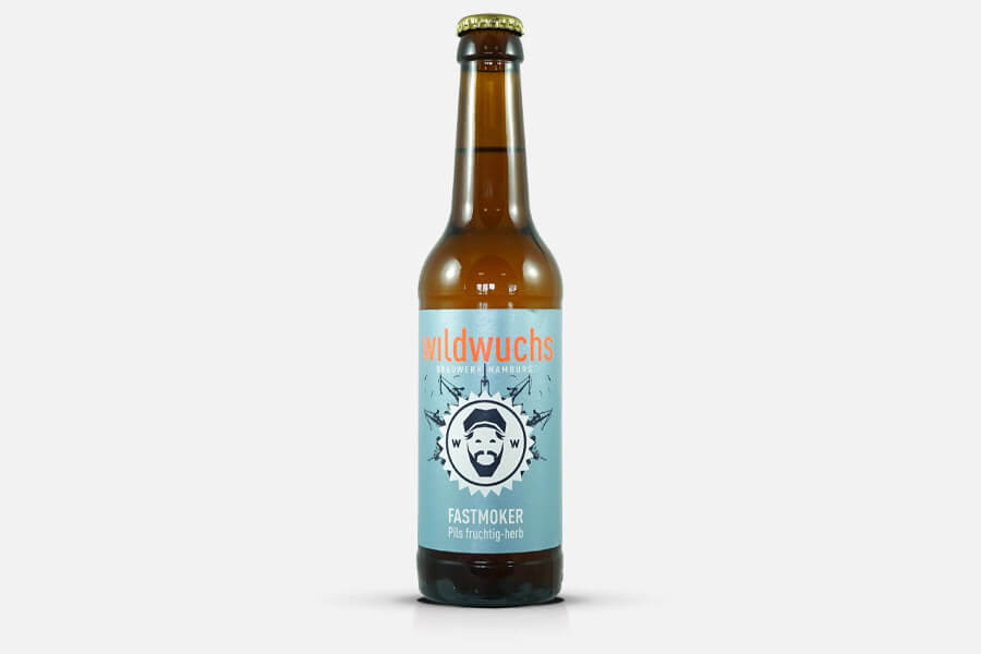 Bierflasche Wildwuchs Fastmoker Pils 0,33l