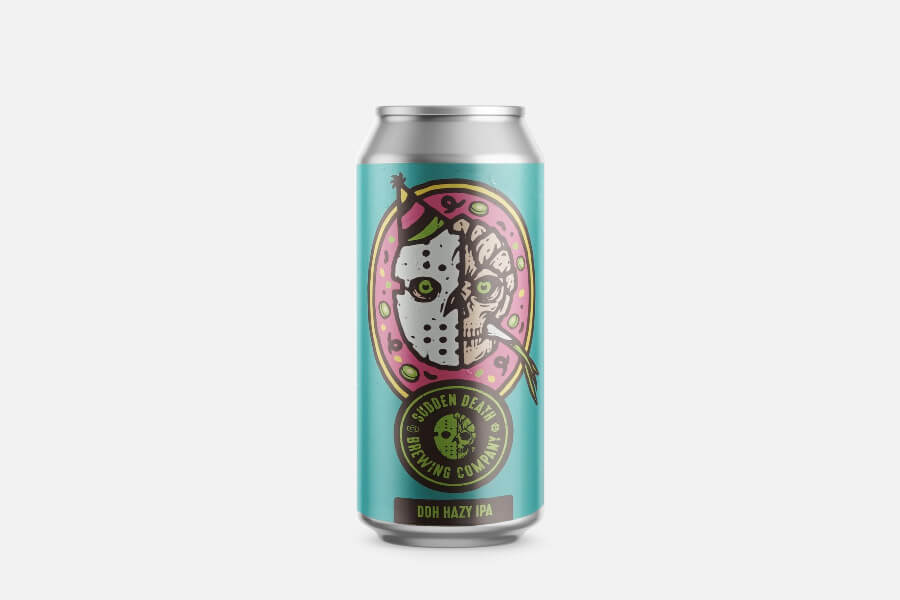 Bierdose Sudden Death Green Onion Georgie New England IPA 0,44l
