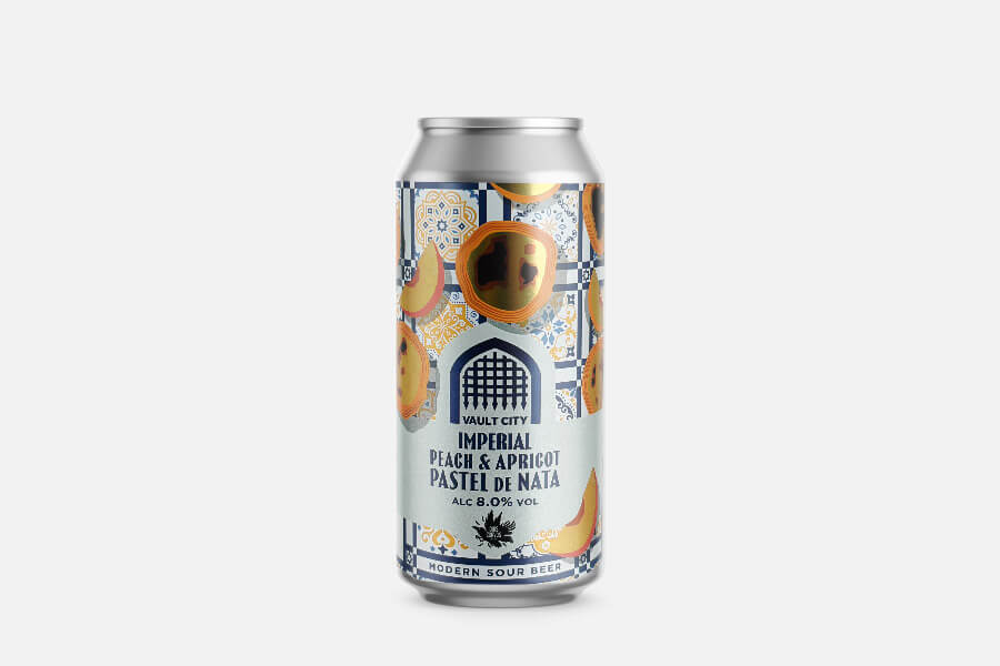 bier, dosen, pfirsich, aprikose, design, Biersdosen,  Imperial Pfirsich & Aprikose, Pastel de nata, Alkohol 8% vol, moderner Sauerbier, Sour Beer, Imperial, Pfirsich, Aprikose, Pastel de Nata, Sourbier, Imperial, Pfirsich, Aprikose, Pastel de Nata, Cannot