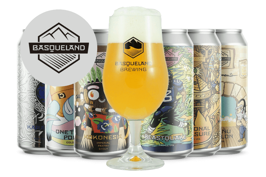 Basqueland Brewing Craft Beer Paket mit Glas