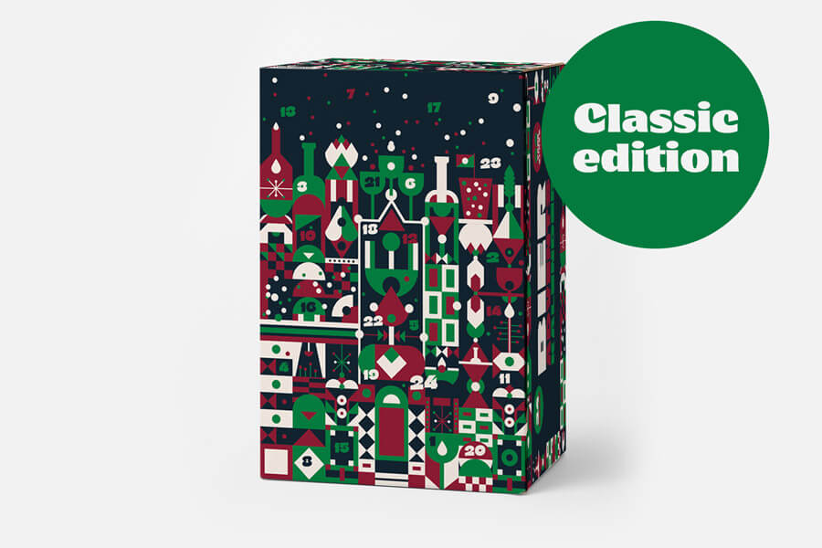 BeyondBeer Bier Adventskalender Classic Edition Flasche Stehend