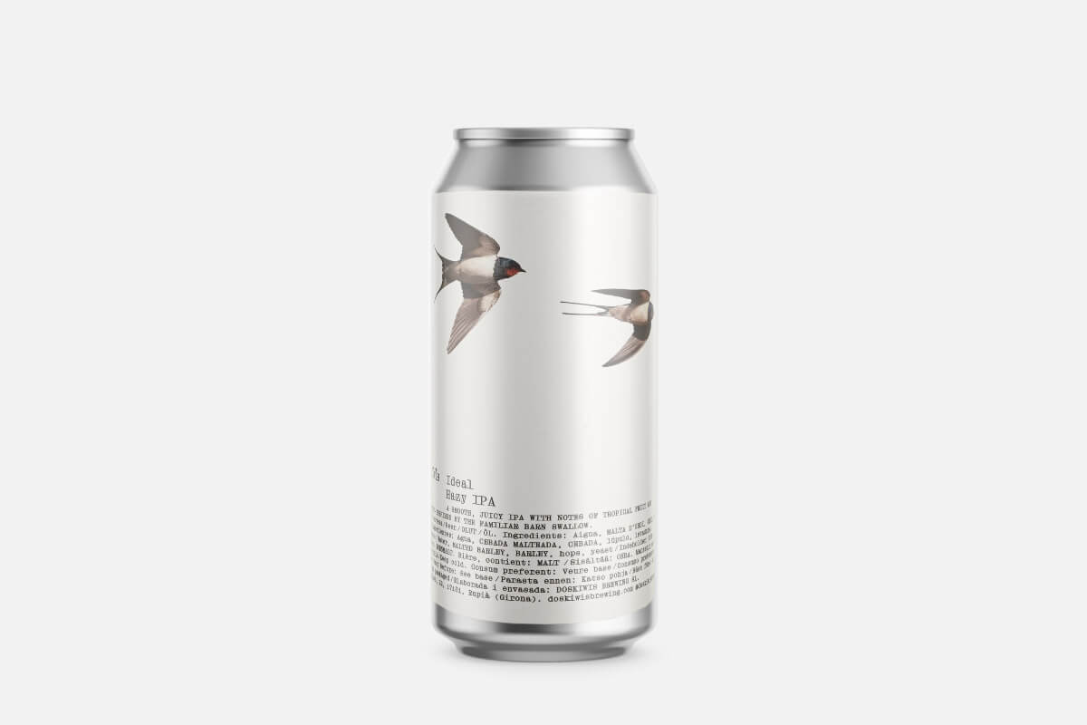 Soda Dose, Aluminium Dose, Getränkedose, Vögel, Design-Dose, Aluminiumdose, Schwalbendesign, Biirdose, Silberdose, Etikettentext, Aluminiumdose, Bierdose, Swirlende Vögel, Silberne Dose, Labeltext klein, Dose, Bierdose, weiß, Kartendose, Design-Dose