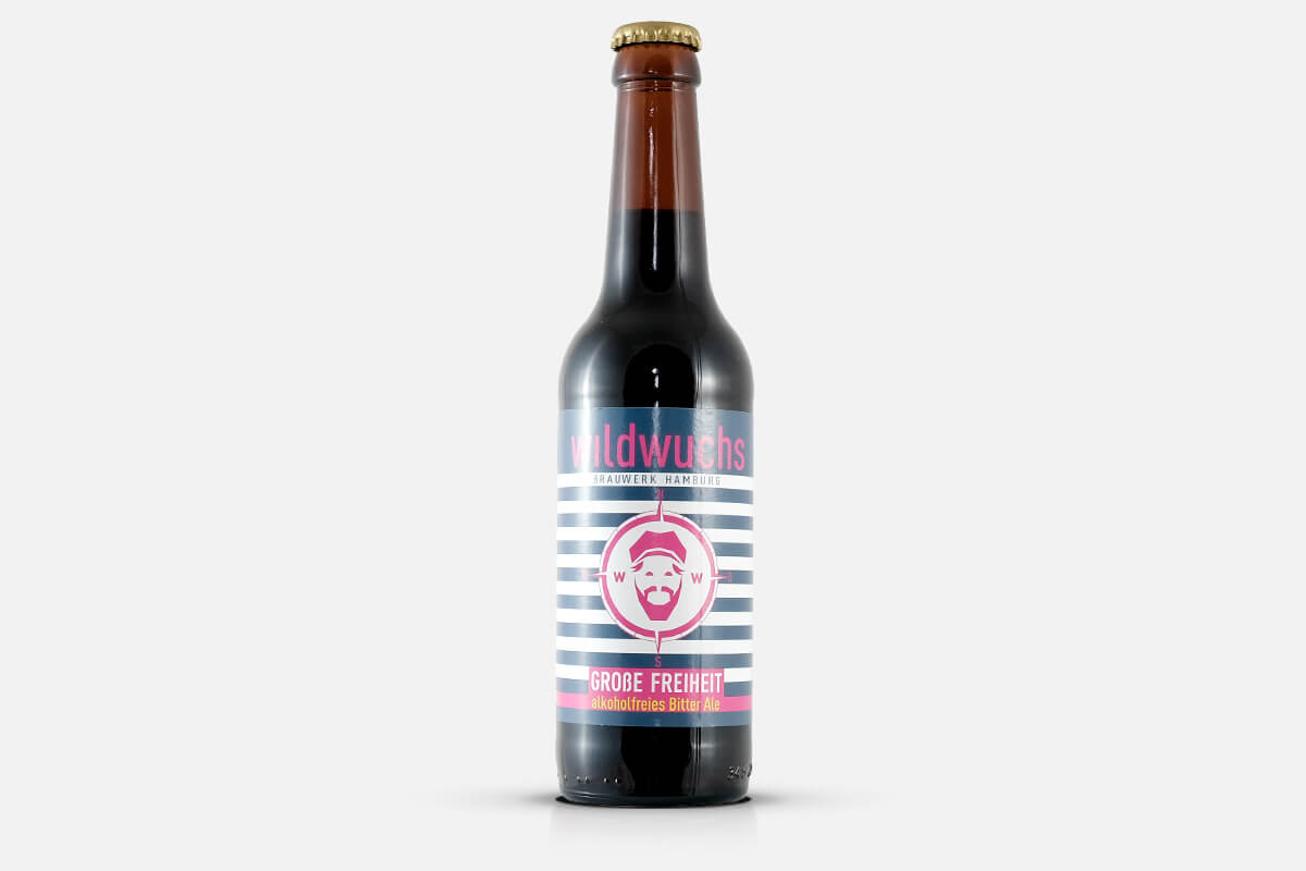 Bierflasche Wildwuchs Große Freiheit Alkoholfrei 0,33l