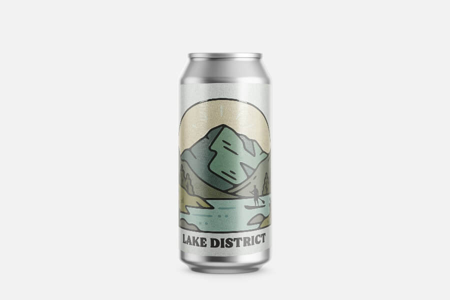 Mountain, Lake, Landschaft, Dose, Etikett: Lake District, metal can, illustration, lake district, mountains, landscape, Getränkedose, Aluminiumdose, Landschaftsdesign, Seenormale, Lake District, Flasche, Aluminium, See, Berge, Landschaft, see above