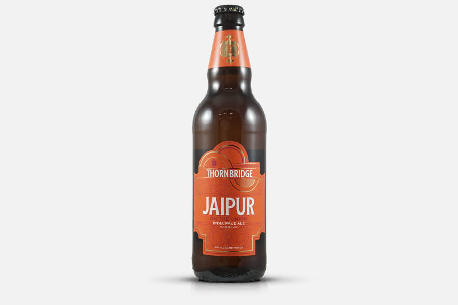 Bierflasche Thornbridge Jaipur Union IPA 0,5l