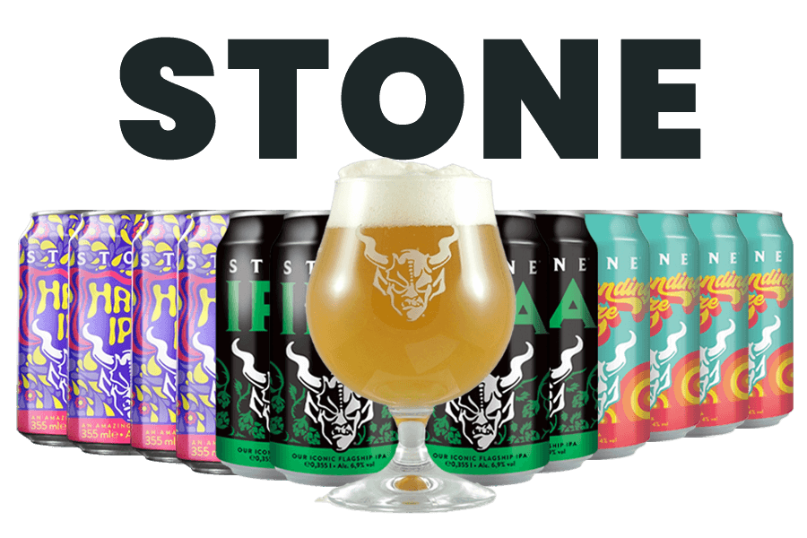 Stone Brewing Craft Beer Paket + Glas