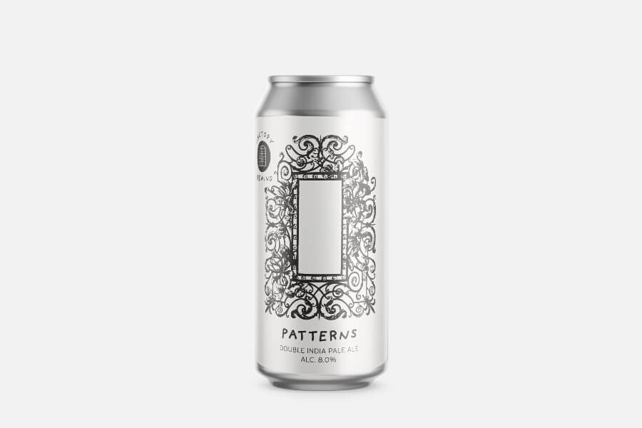 Kanne, Dosen, Bier, Etikett, Pattermns, Can, Bier, Pale Ale, Gemustertes Dosenlabel, Etikettendesign, Can, Beverage, Ale, Can, Patterned label, Aluminiumdose, Bierdose, Patterndesign, Doppel-India-Pale-Ale, 8% Alkohol, can, -, can, bier, ale, muster, dose