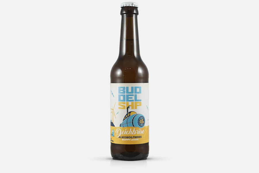 Bierflasche Buddelship Deichbrise 0,33l