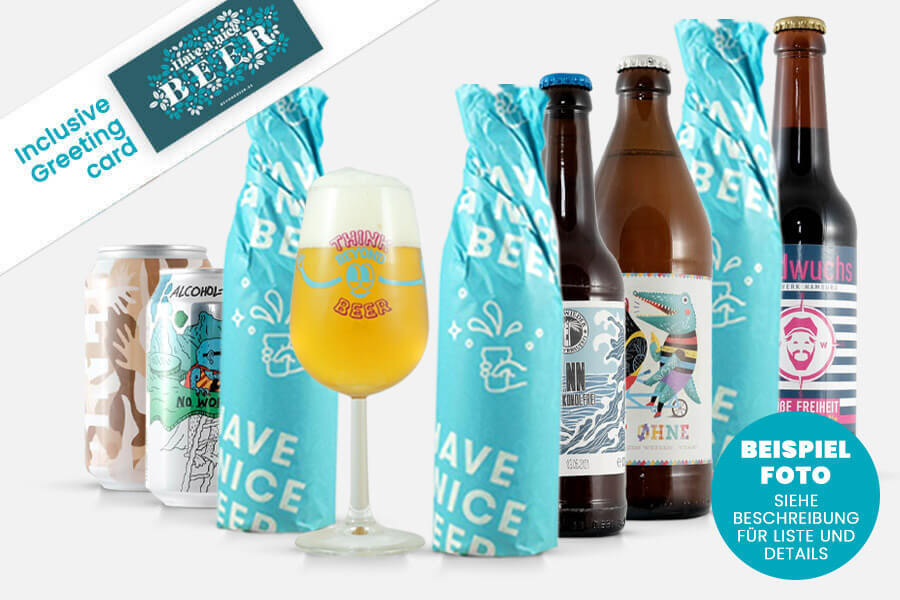 Craft Beer Geschenkpaket alkoholfrei - 8 Biere