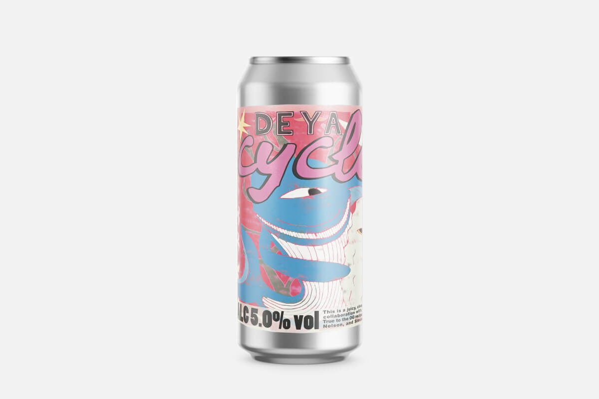 Energy-Getränk, Dose, Rosa Etikett, Blaues Motiv, Alkoholgehalt 5,0% vol, Aluminiumdose, Dosenbier, Etikett-Design, Alkoholisches Getränk, 5.0% Vol, Aluminiumdose, Trinkalkohol, Bierdose, Kunst?, Limitierte Auflage, Aluminiumdose, Getränkedose, Flache?