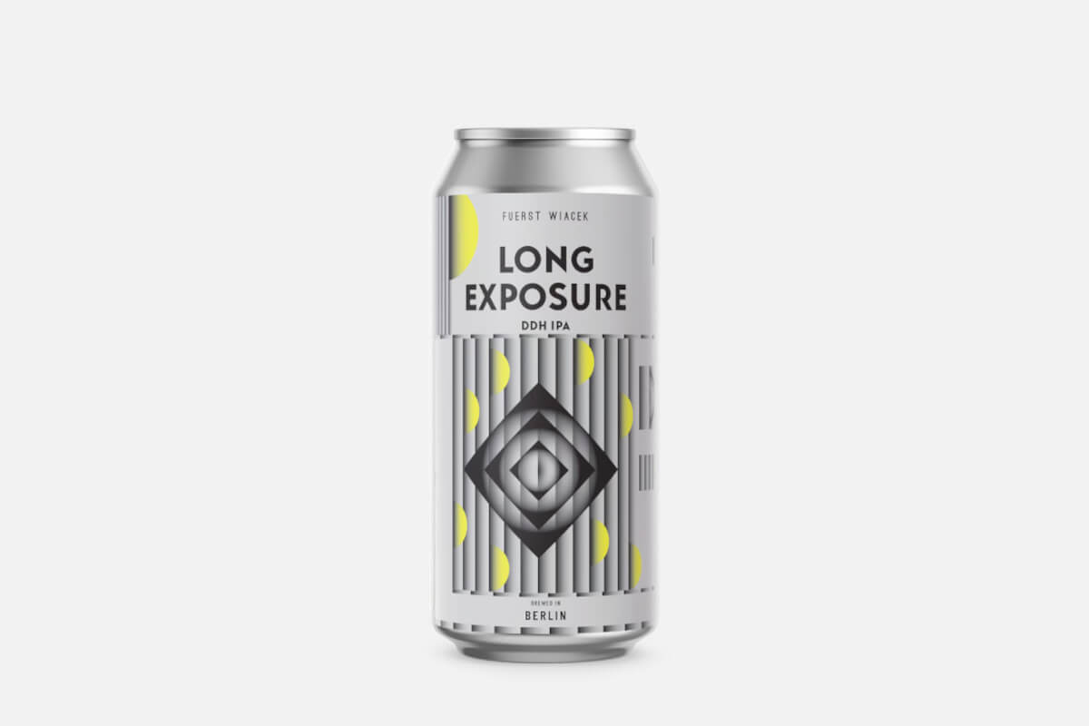 Aluminiumdose, Bier, IPA, Long Exposure, Gestreift