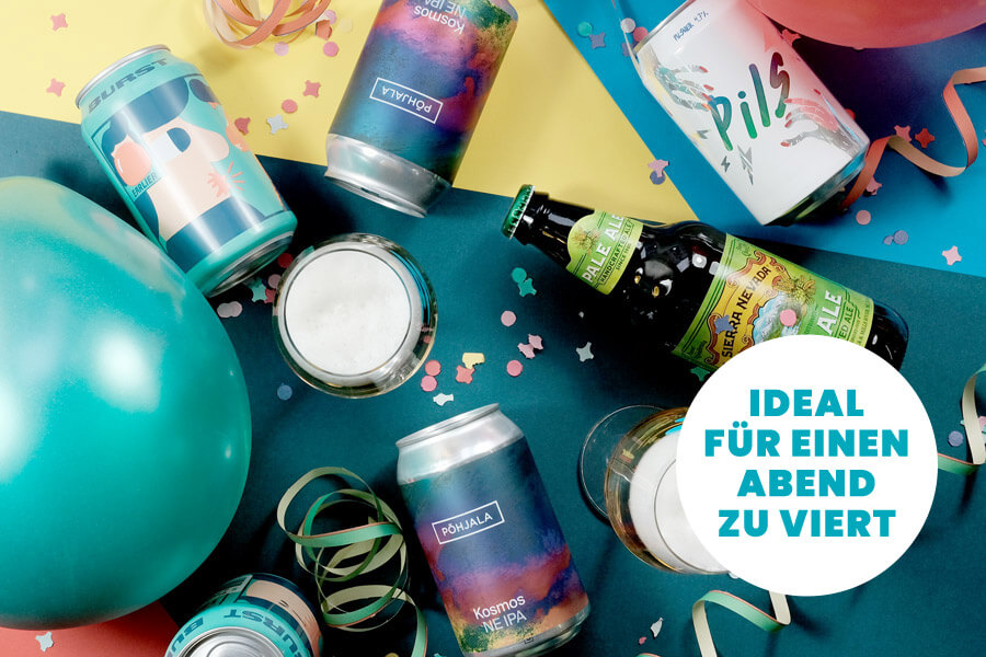 Craft Beer Paket "Silvester mit Freunden" - 16 Biere