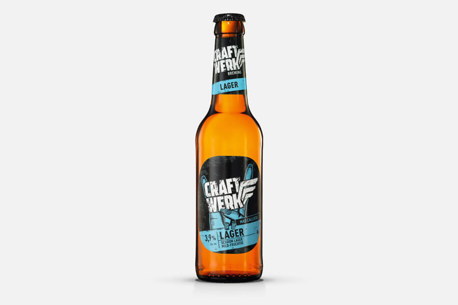 Bierflasche Craftwerk Mad Callista Session Lager 0,33l