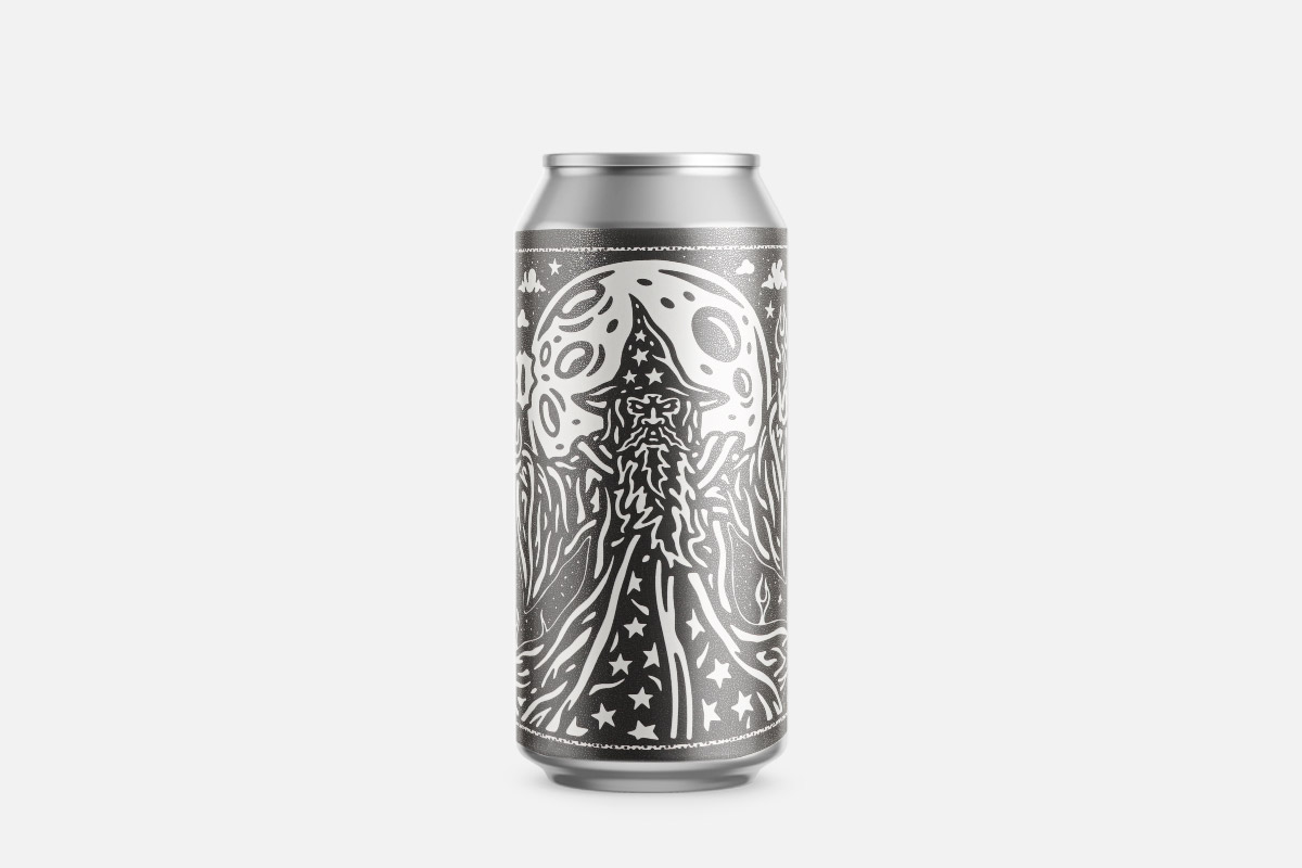 lotus, wizard, full moon, stars, can, Aluminium-Dose, Mond, Zauberer, Sternenmuster, Illustration, can, vintage, wizard, moon, stars, bier, dose, aluminium, zauberer, mond, Dosenbier, Metalldruck, Wichtel-Zauberer, Mondstern-Muster, Grafischer Druck