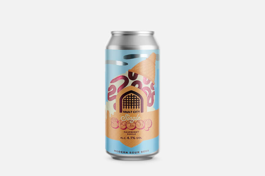 Sourbier, Ale, Himbeere, Dose, Etikett-Kunst, Can, Not, sure, Sourbier, Himbeere, Ale, Dose, Etikettendesign, Soda, Bier, Dose, Himbeere, Etiketten-Design, Craftbier, Sourbier, Himbeere, Alkohol 4,1%, Dosen-Design, Soda, Bier, Dose, Himbeere, Ripple
