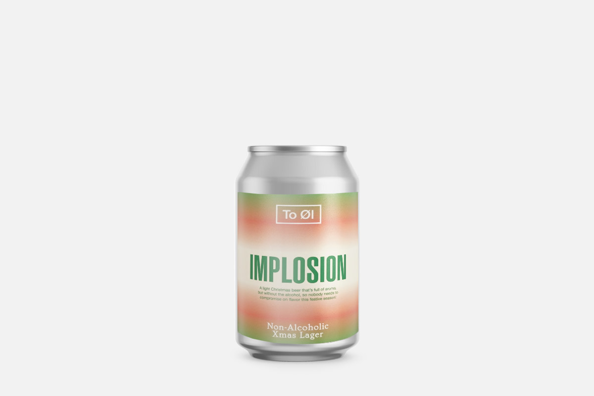 Bierdose, alkoholfreies Bier, Weihnachtsbier, Lager, grün-rot