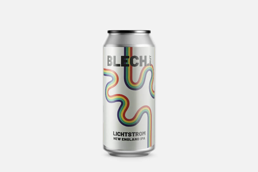 Bierdose Blech.Brut Lichtstrom New England IPA 0,44l