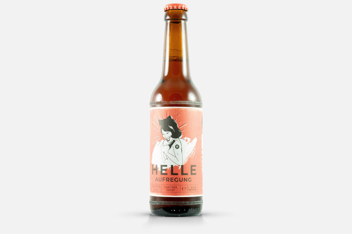 Bierflasche Landgang Helle Aufregung 0,33l