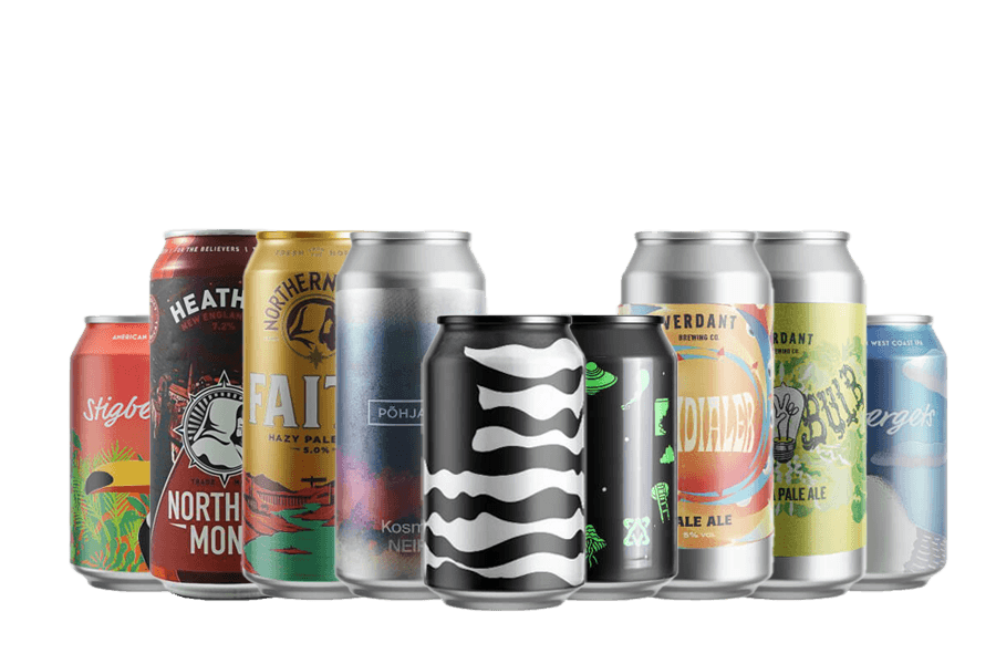 Aluminumdose,  Bierdose,  verschiedene Biere,  Bierauswahl,  Dosengetränke
