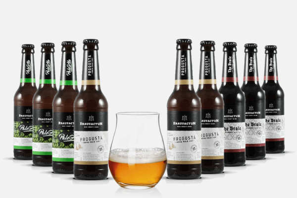 Braufactum Craft Beer Paket mit Glas
