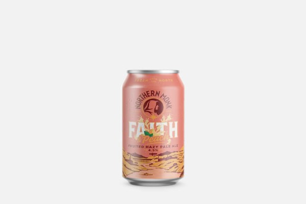 Northern Monk Faith & Peach Fruited Pale Ale