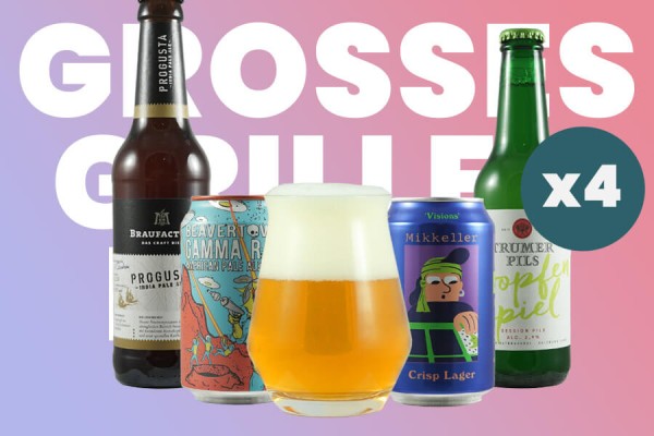 Großes Beyond Beer Grillpaket für 4 Personen