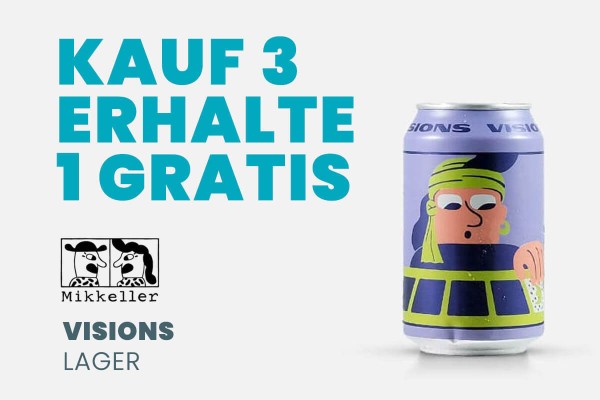 Mikkeller Visions Lager 3+1 Aktion
