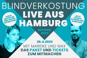 Blindverkostung mit Mareike & Max: Live in Hamburg und Online