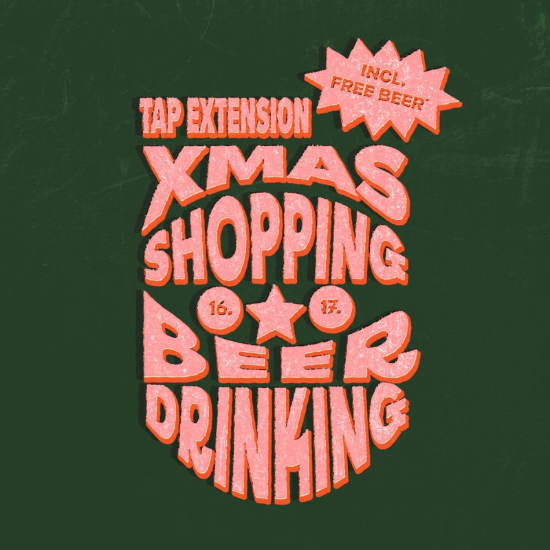 Xmas Shopping und Bier trinken